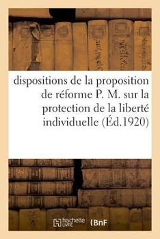 Paperback Observations Sur Certaines Dispositions de la Proposition de Réforme P. M. [French] Book