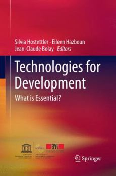 Paperback Technologies for Development: What Is Essential? Book