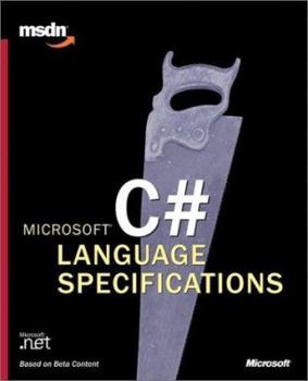 Paperback Microsoft C# Language Specifications Book