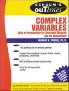 Paperback Schaum's Outline of Complex Variables Book