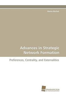 Paperback Advances in Strategic Network Formation Book