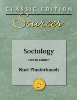Paperback Classic Edition Sources: Sociology Book