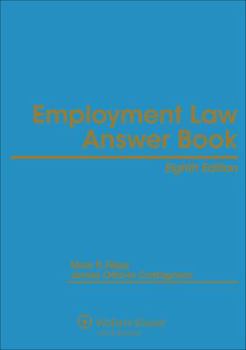 Hardcover Employment Law Answer Book: Through 2016 Supplement Book