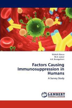 Paperback Factors Causing Immunosuppression in Humans Book