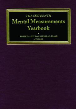 Hardcover The Sixteenth Mental Measurements Yearbook Book