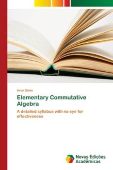 Paperback Elementary Commutative Algebra Book