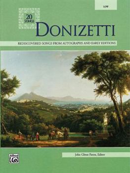 Paperback 20 Songs by Donizetti Book