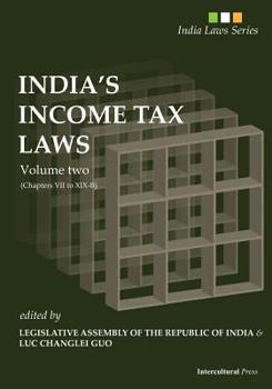 Paperback India's Income Laws: Volume two (Chapters VII to XIX-B) Book