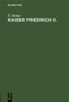 Hardcover Kaiser Friedrich II.: Vortrag [German] Book