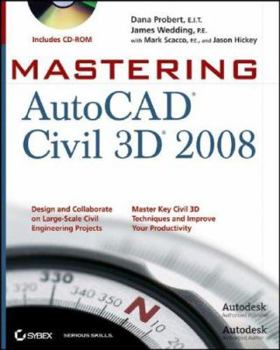 Paperback Mastering AutoCAD Civil 3D 2008 Book