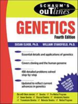 Paperback Schaum's Outline of Genetics Book