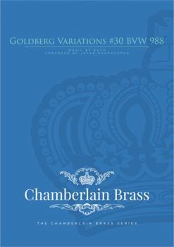 Paperback Goldberg Variations #30 BWV 988: Brass Quintet Score and Parts (The Chamberlain Brass) Book