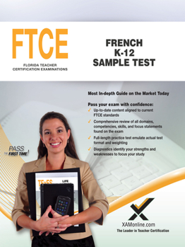 Paperback FTCE French K-12 Sample Test Book