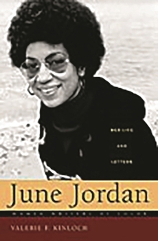 Hardcover June Jordan: Her Life and Letters Book