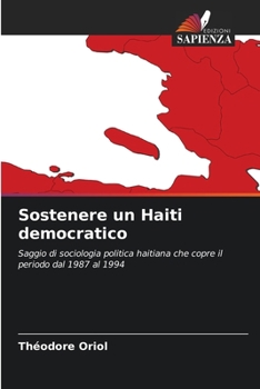 Paperback Sostenere un Haiti democratico [Italian] Book