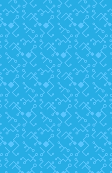 Paperback A5 Lined Notebook 110 Pages: Funny Ruled Journal High Tech Computer Engineer Programmer Purple Blue Colorful 07C. Cute Unique Student Teacher Blank Book