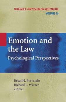 Hardcover Emotion and the Law: Psychological Perspectives Book