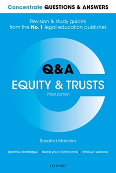 Paperback Concrete Questions and Answers Equity and Trusts 3rd Edition: Law Q&A Revision and Study Guide Book