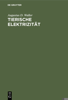 Hardcover Tierische Elektrizität [German] Book