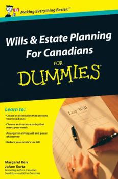 Paperback Wills and Estate Planning For Canadians For Dummies Book