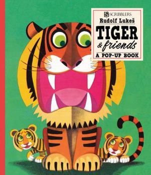 Board book Tiger And Friends: A Pop-Up Book (Scribblers Pop-Up Book) Book