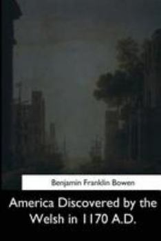 Paperback America Discovered by the Welsh in 1170 A.D. Book