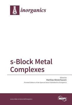 Paperback s-Block Metal Complexes Book