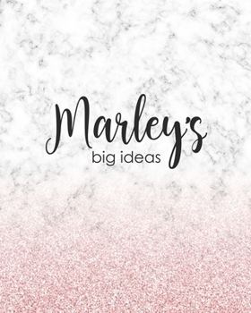 Marley's Big Ideas: Personalized Notebook - 8x10 Lined Women's Journal