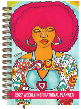 Misc. Shades of Color Love Yourself 2027 Weekly Inspirational Planner Book