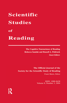 Paperback The Cognitive Neuroscience of Reading: A Special Issue of scientific Studies of Reading Book