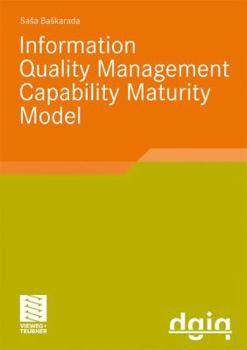 Paperback Iqm-CMM: Information Quality Management Capability Maturity Model Book