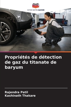 Paperback Propriétés de détection de gaz du titanate de baryum [French] Book