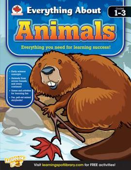 Paperback Animals, Grades 1 - 3 (Everything About) Book