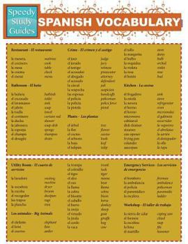 Paperback Spanish Vocabulary (Speedy Study Guides: Academic) Book