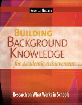 Paperback Building Background Knowledge for Academic Achievement: Research on What Works in Schools Book