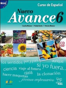 Paperback Nuevo Avance 6 alumno +CD [Italian] Book