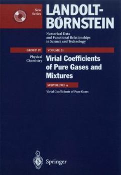 Hardcover Virial Coefficients of Pure Gases Book