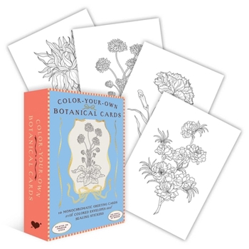 Cards Color-Your-Own Botanical Cards Book