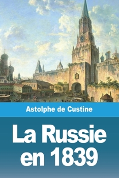 Paperback La Russie en 1839 [French] Book