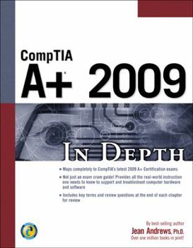 Paperback Comptia A+ 2009 in Depth [With CDROM] Book