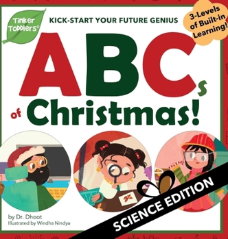 Hardcover ABCs of Christmas: Kick-Start Your Future Genius [Large Print] Book