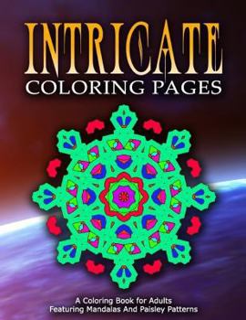 Paperback INTRICATE COLORING PAGES - Vol.4: coloring pages for girls Book
