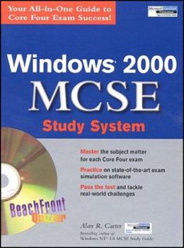 Hardcover Windows 2000 MCSE Study System: Simple Meatless Recipes for Great Food Book