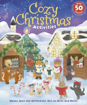 Paperback Cozy Christmas Activities: With 50 Stickers! Book