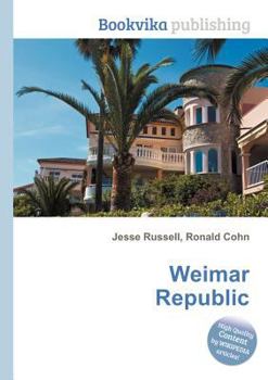 Paperback Weimar Republic Book