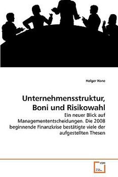 Paperback Unternehmensstruktur, Boni und Risikowahl [German] Book