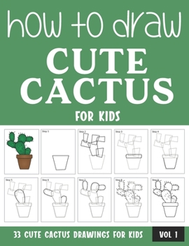Paperback How to Draw Cute Cactus for Kids Book