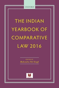 Hardcover The Indian Yearbook of Comparative Law 2016 Book