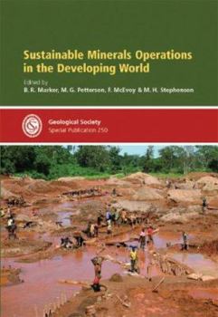 Hardcover Sustainable Minerals Operations in the Developing World Book