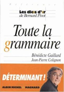 Hardcover Toute la grammaire [French] Book